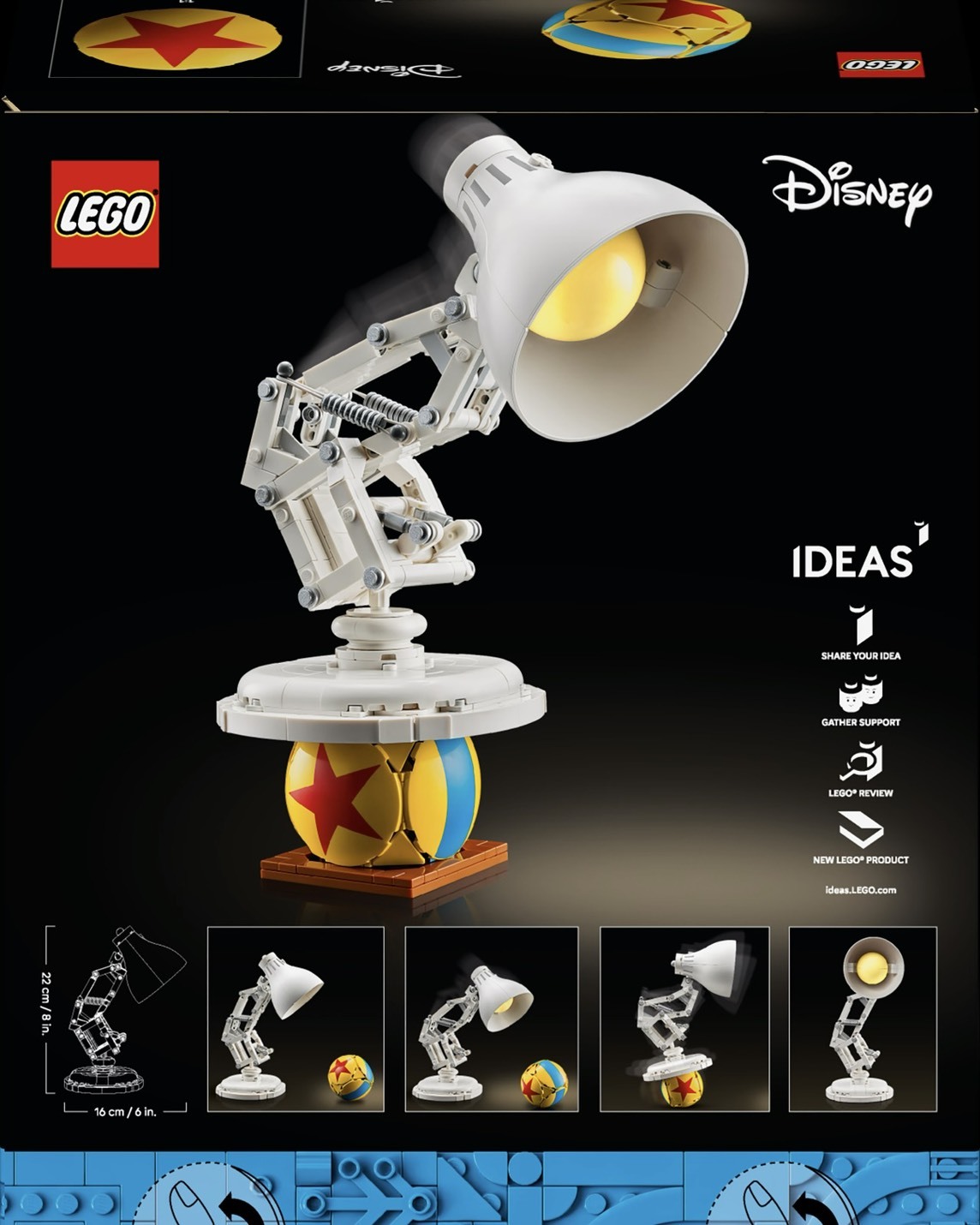 樂高 LEGO 21357 迪士尼 皮克斯 跳跳燈 Disney Pixar Luxo