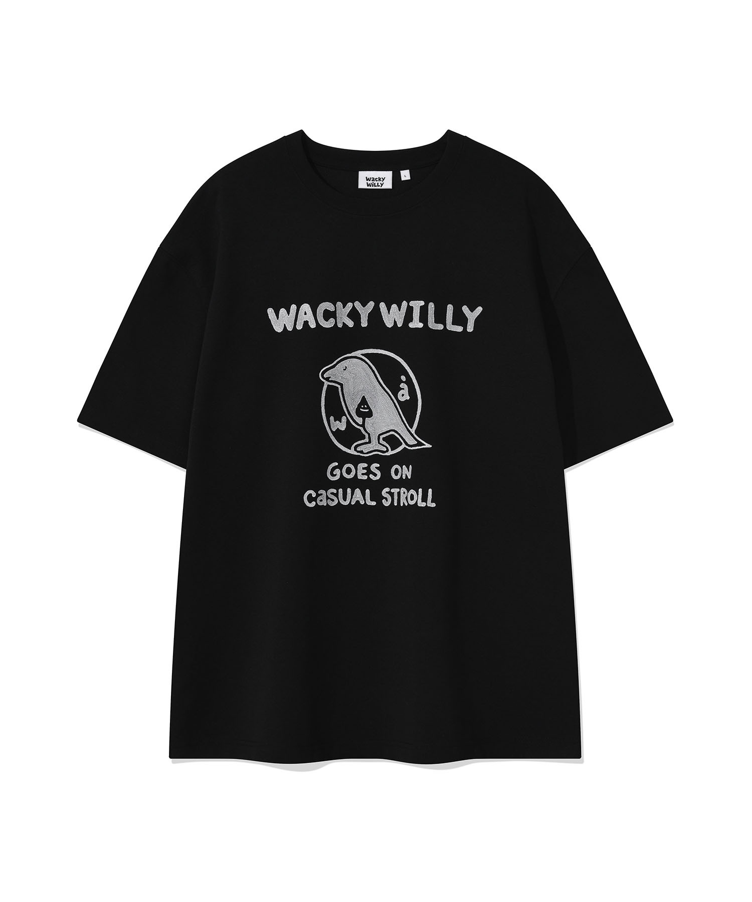 【直播】WACKY WILLY LL060409 Typo Bird 圖案短袖上衣