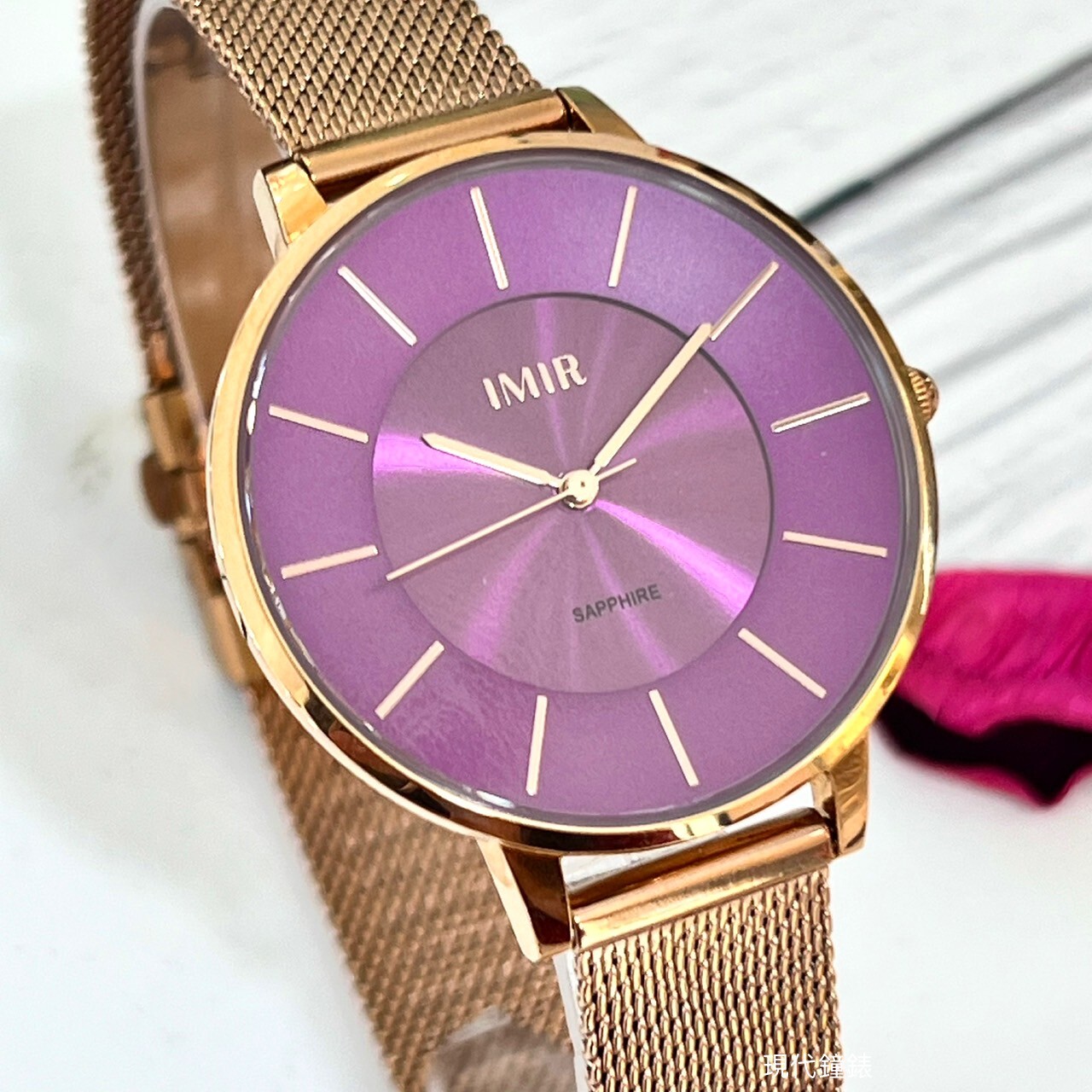 【IMIR艾米爾】Classic 優雅美學時尚腕錶6383-GP 36mm 現代鐘錶