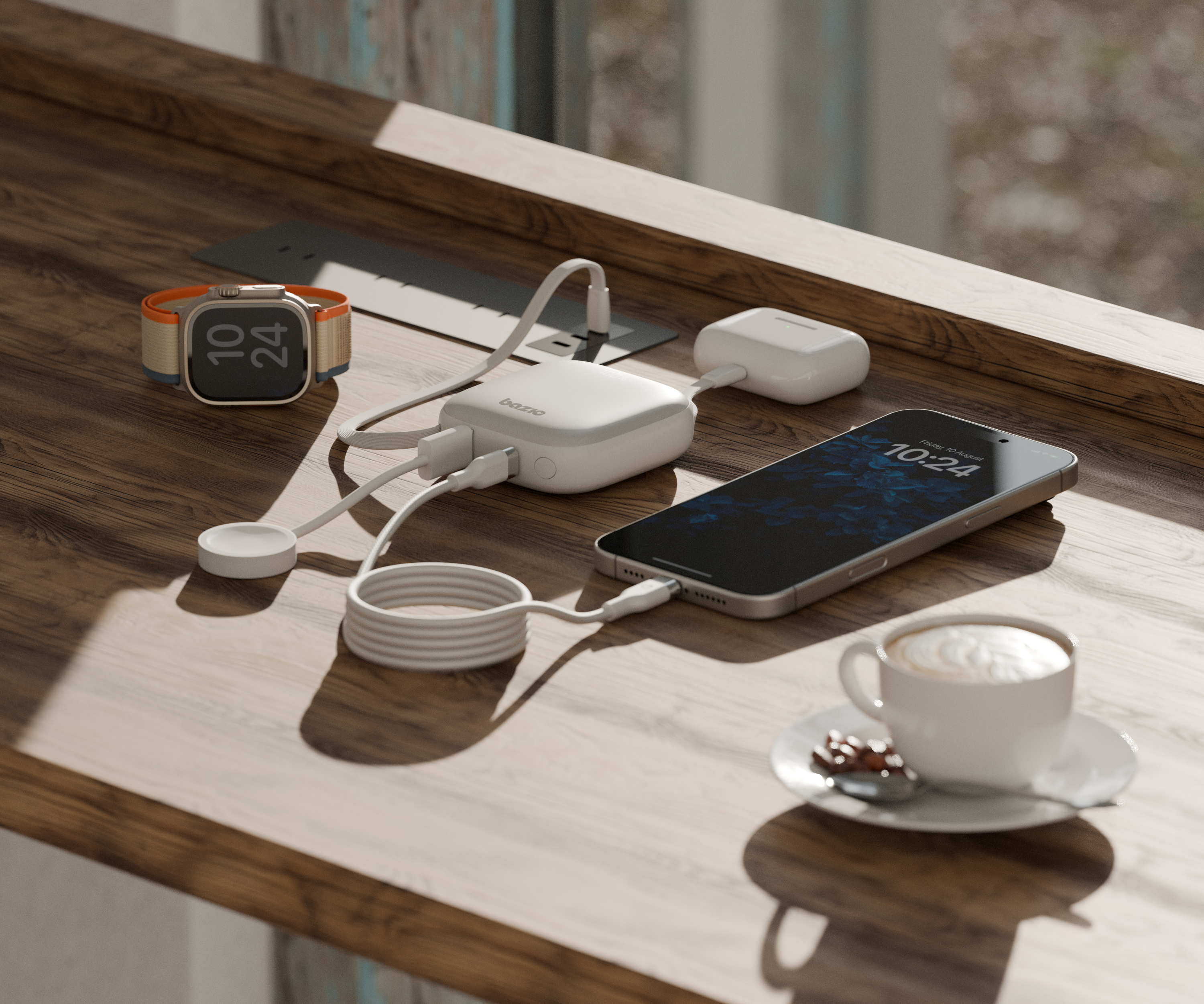 BAZIC Fusion 4-in-1 10000mAh PD20W  帶電量顯示行動電源