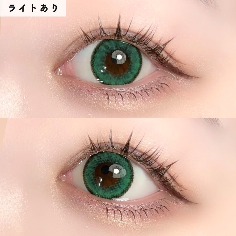 [日拋] REFFiNE LiGHT 1 Day Lucille Emerald 彩妝隱形眼鏡｜每盒6片