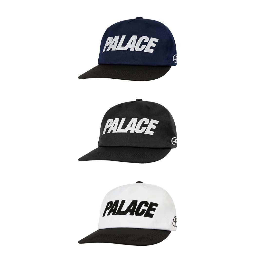 2025SS PALACE FONT SNAPBACK 5-PANEL 五分割 LOGO 帽子 3色 現貨