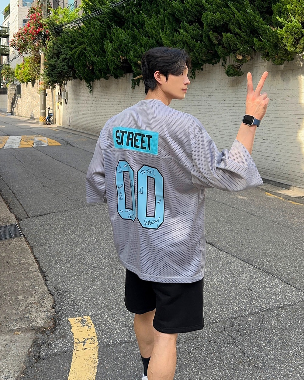 Street Overfit 網眼短袖T 卹