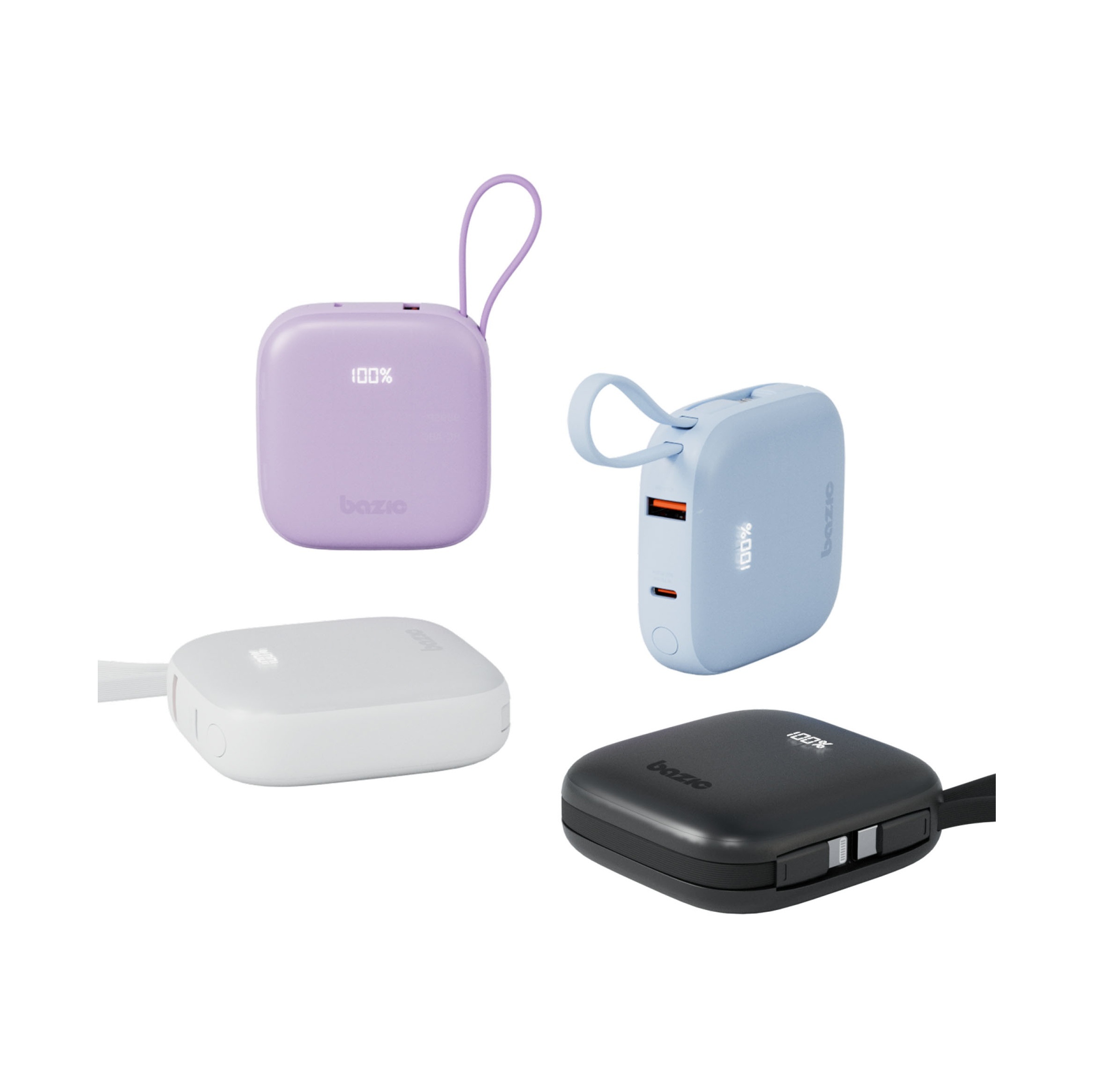 BAZIC Fusion 4-in-1 10000mAh PD20W  帶電量顯示行動電源