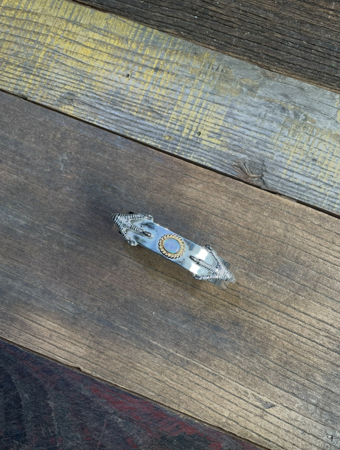 金繩Opal 雙爪手鐲*
