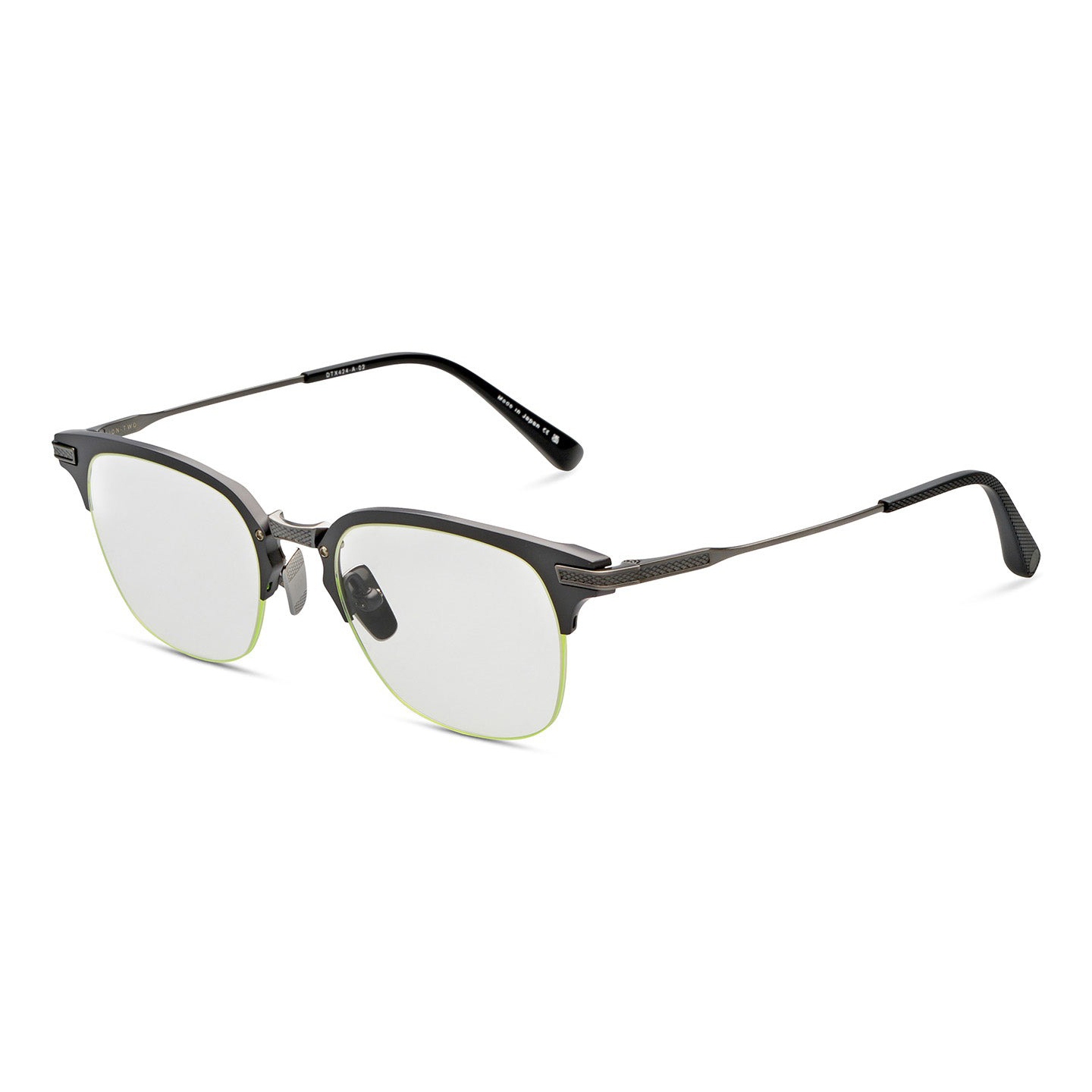 DITA - UNION-TWO Optical／DTX424 02 Black Iron - Antique Silver