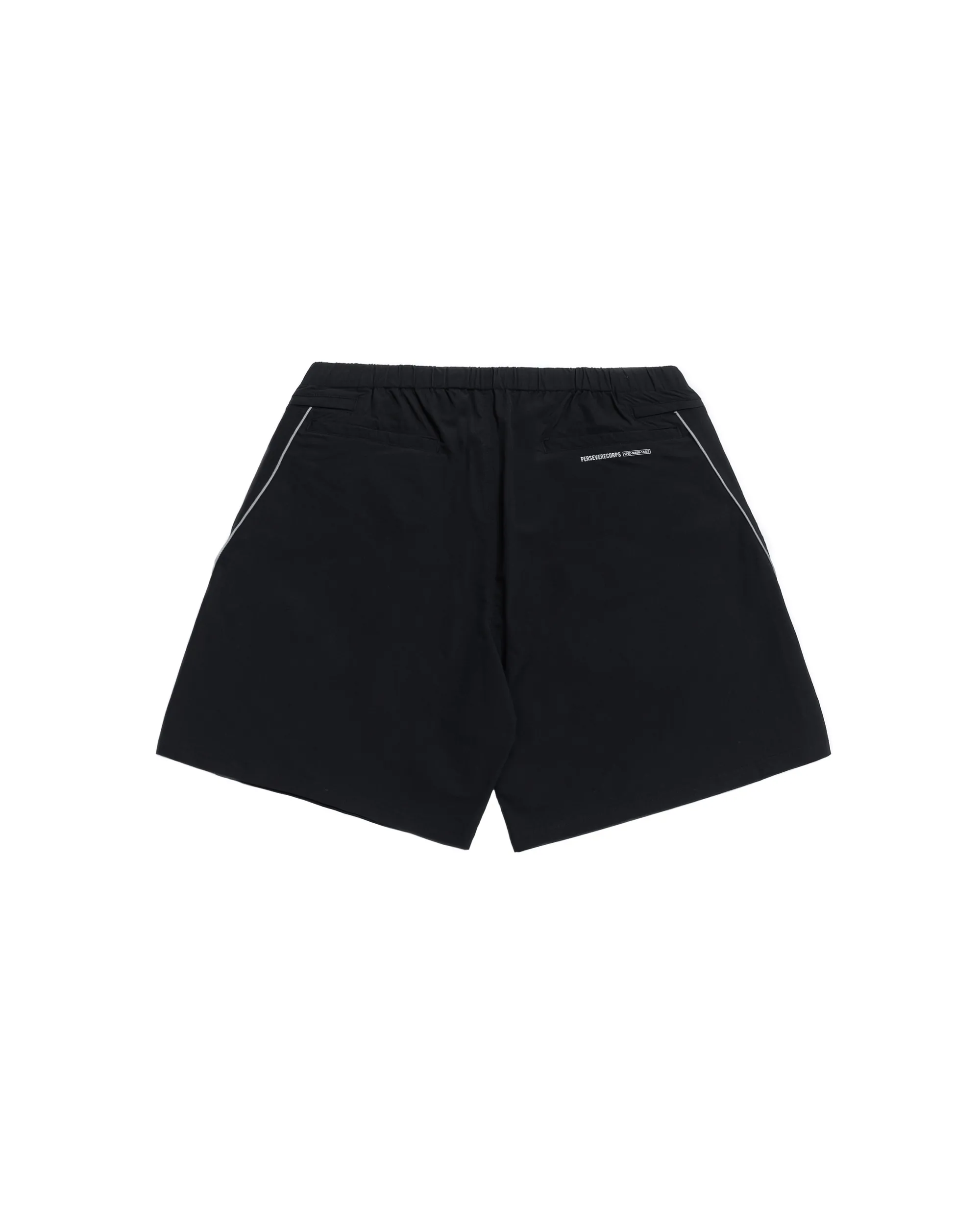 PERSEVERE MATTE NYLON WATER-REPELLENT SHORTS - BLACK