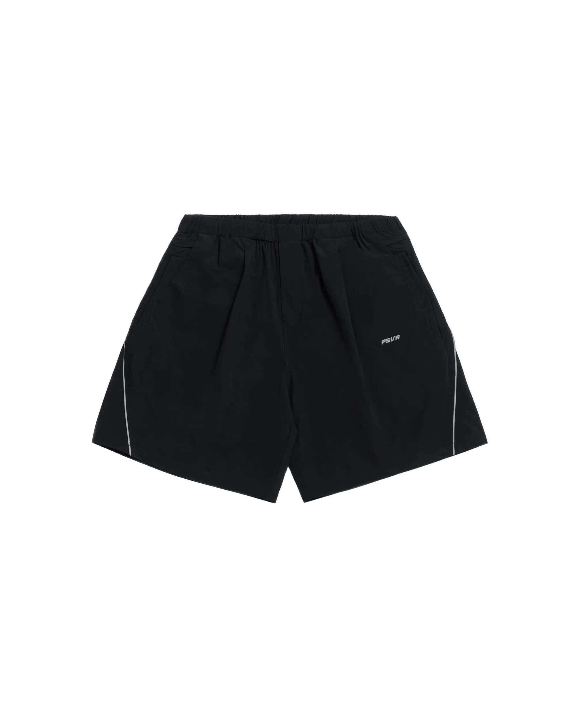 PERSEVERE MATTE NYLON WATER-REPELLENT SHORTS - BLACK