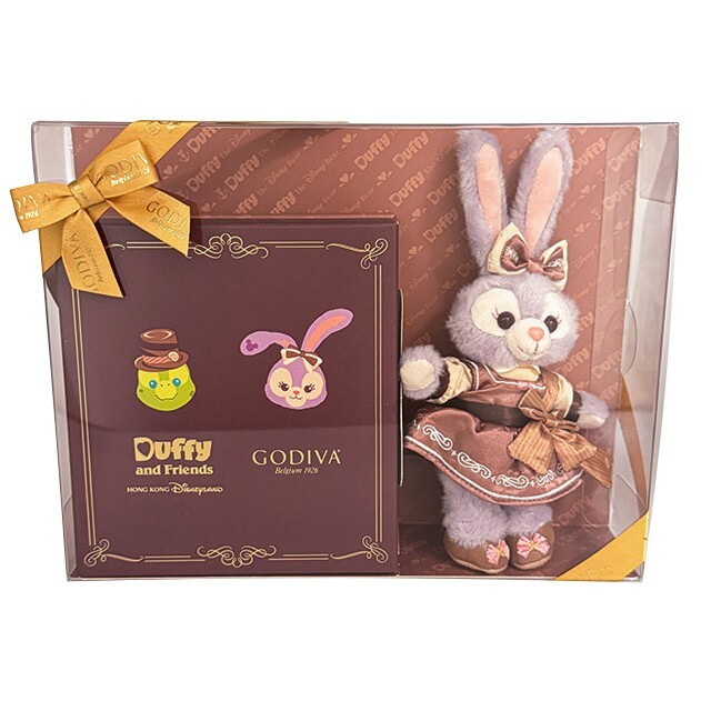 樂園限定 史黛拉露 星黛露 StellaLou x GODIVA 聯名 巧克力 + 娃娃 玩偶 禮盒 -香港迪士尼樂園
