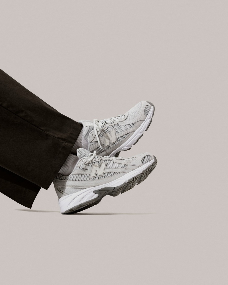 NEW BALANCE 740 淺灰 網布 透氣 復古老爹鞋 IU著用