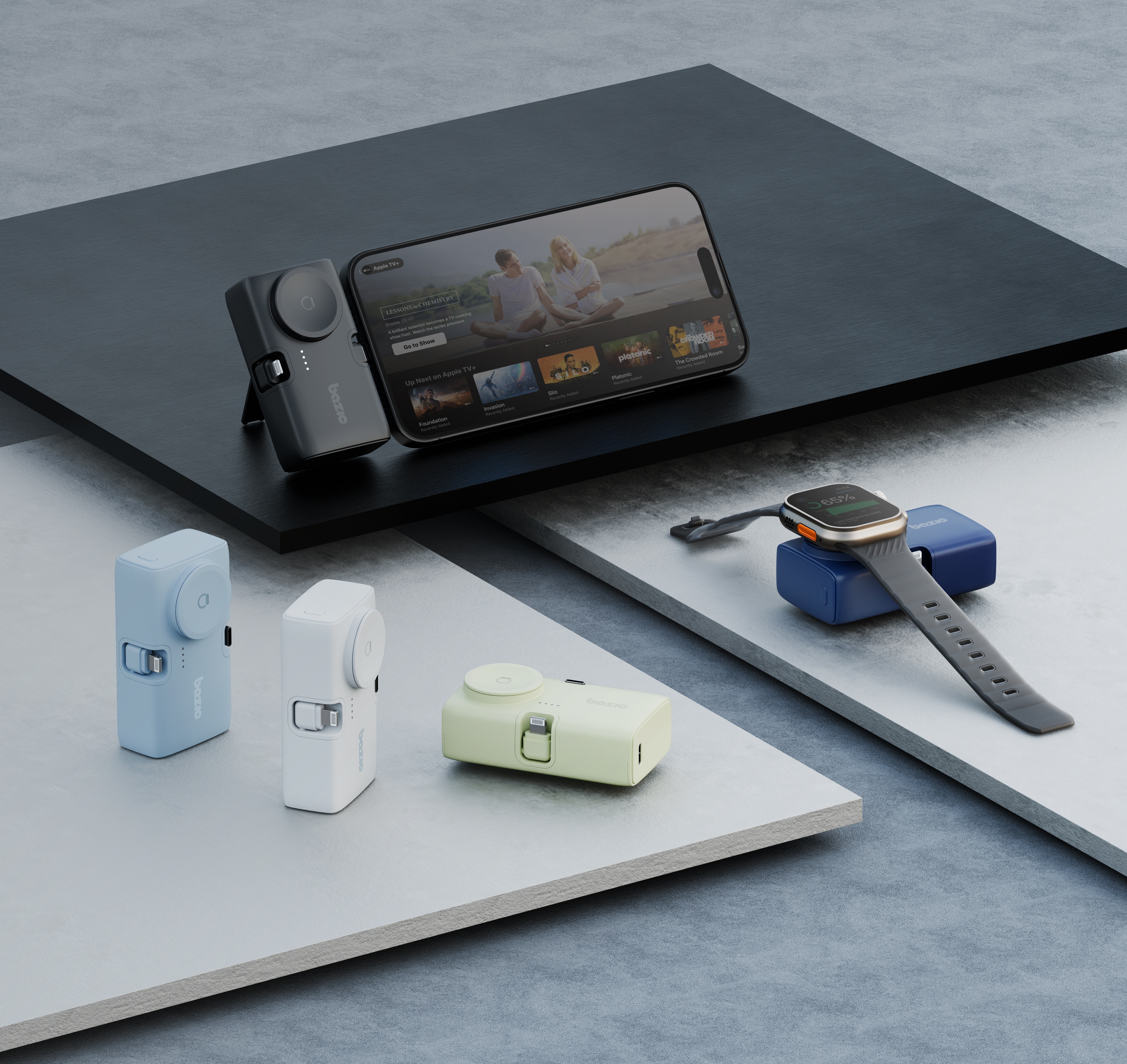 BAZIC Koda 3-in-1 5000mAh PD20W 手錶充電器+行動電源