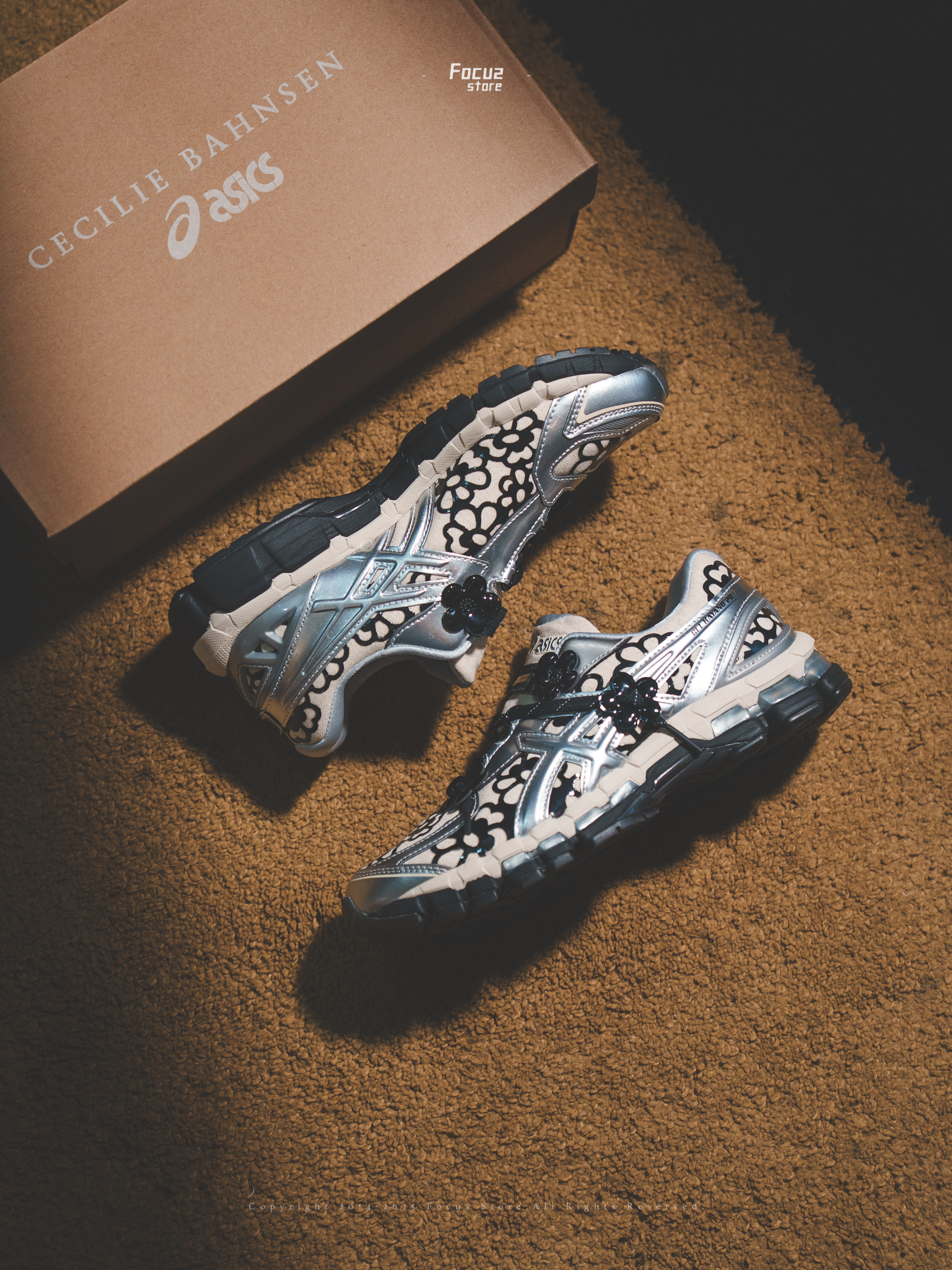 【Focus Store】部分現貨 Cecilie Bahnsen x Asics Gel-Kayano 20 "Vanilla Pure Silver" 米黑 1203A984-250