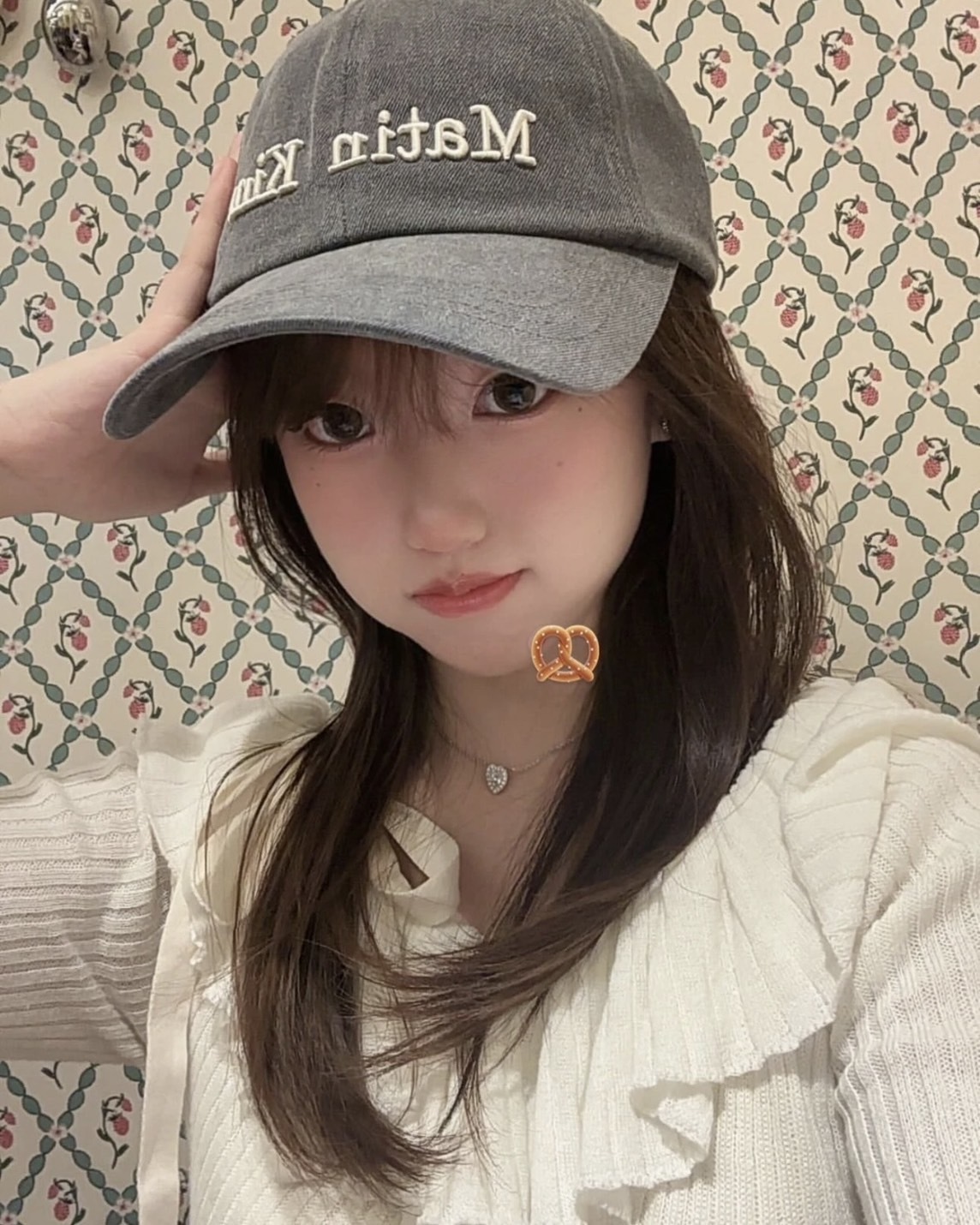 Matin Kim Matin Classic Logo Ball Cap In Grey 水洗 復古 老帽 炭灰