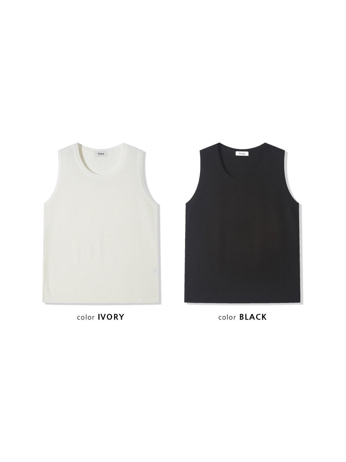 淨色暗紋背心 PULSE-142V