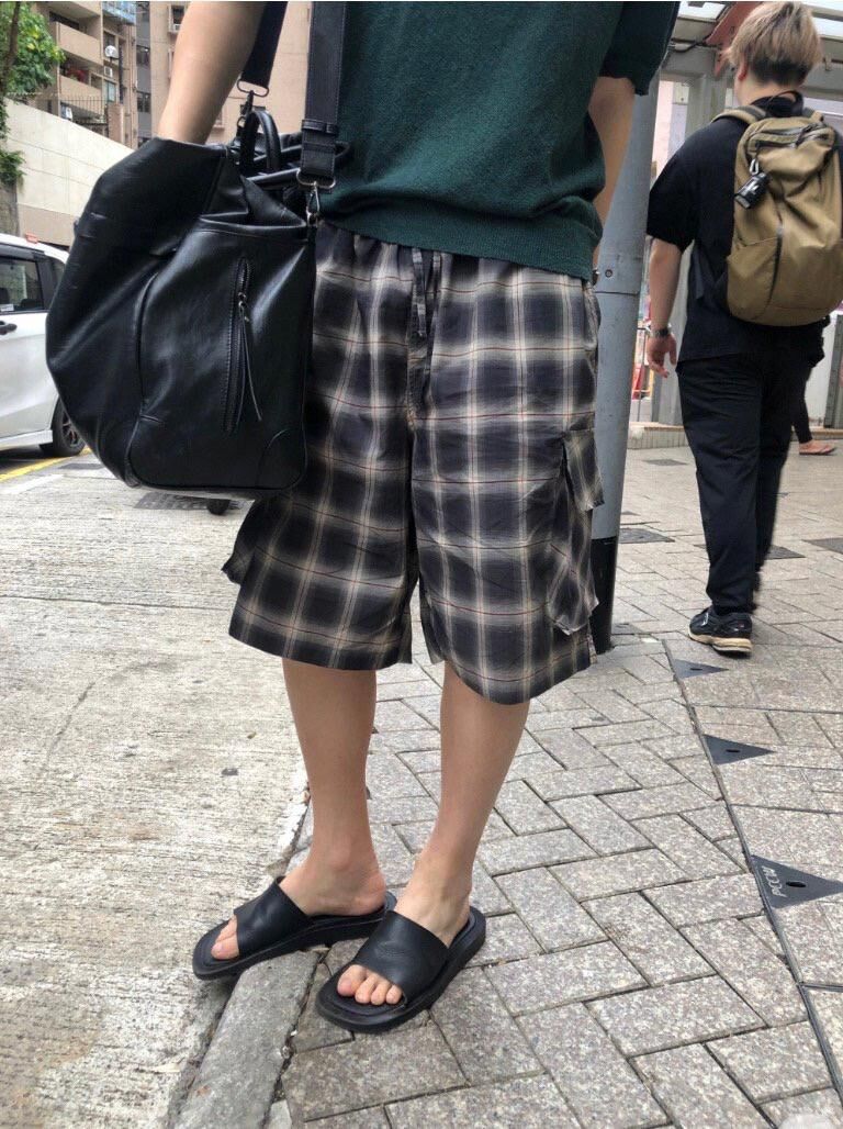 格仔工裝短褲 PULSE-144P