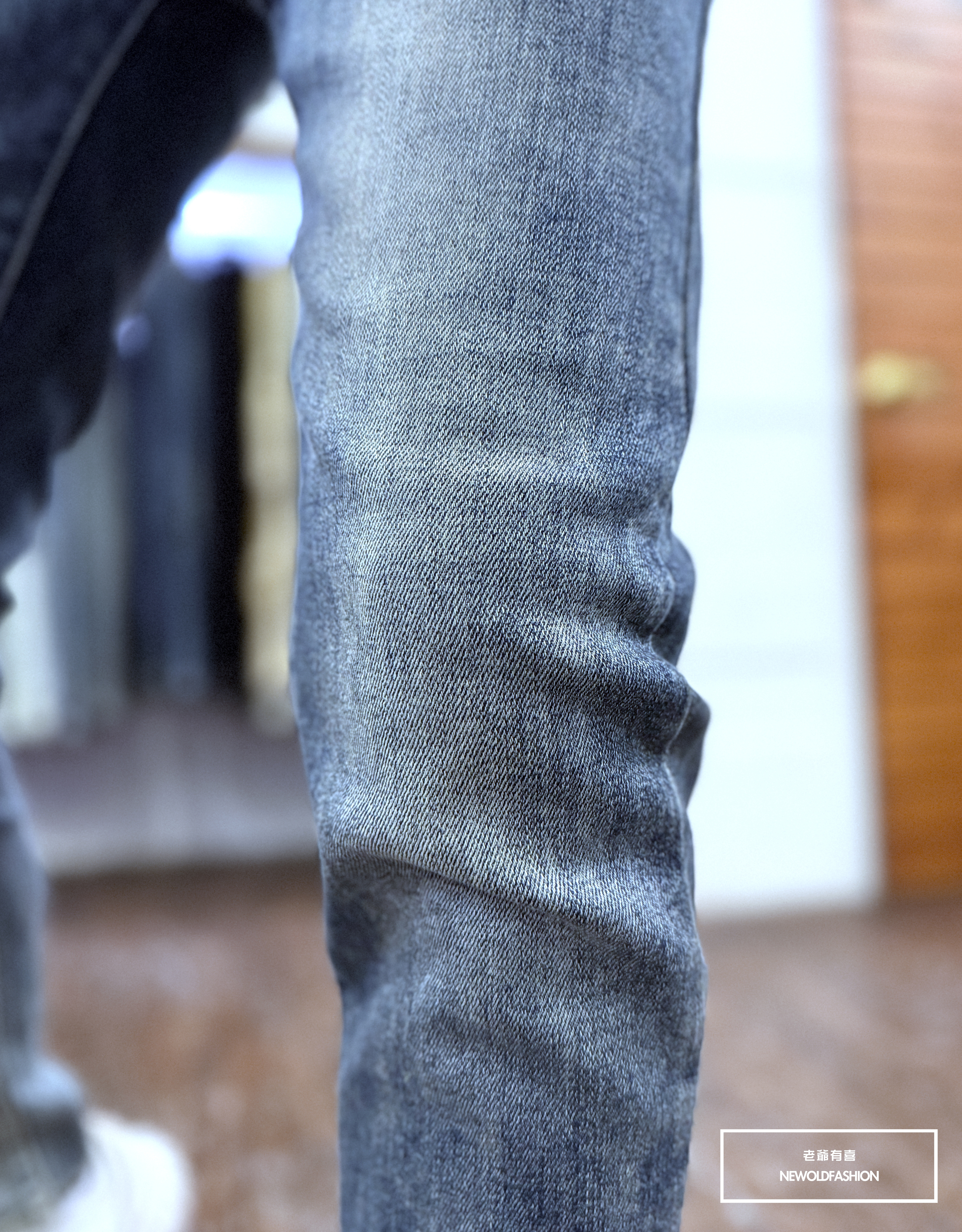 『新品上市』重磅中藍微刷白小直筒(NOF24096011)