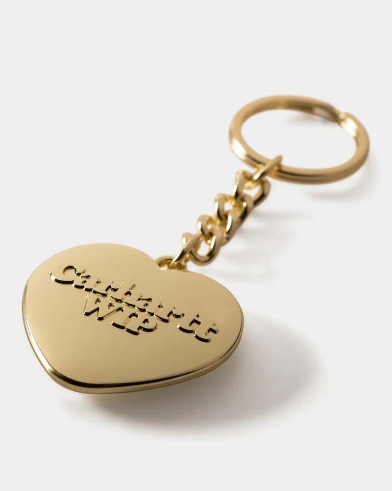 2025SS CARHARTT WIP Heart Keychain 愛心 金屬 鑰匙圈 現貨 I034903