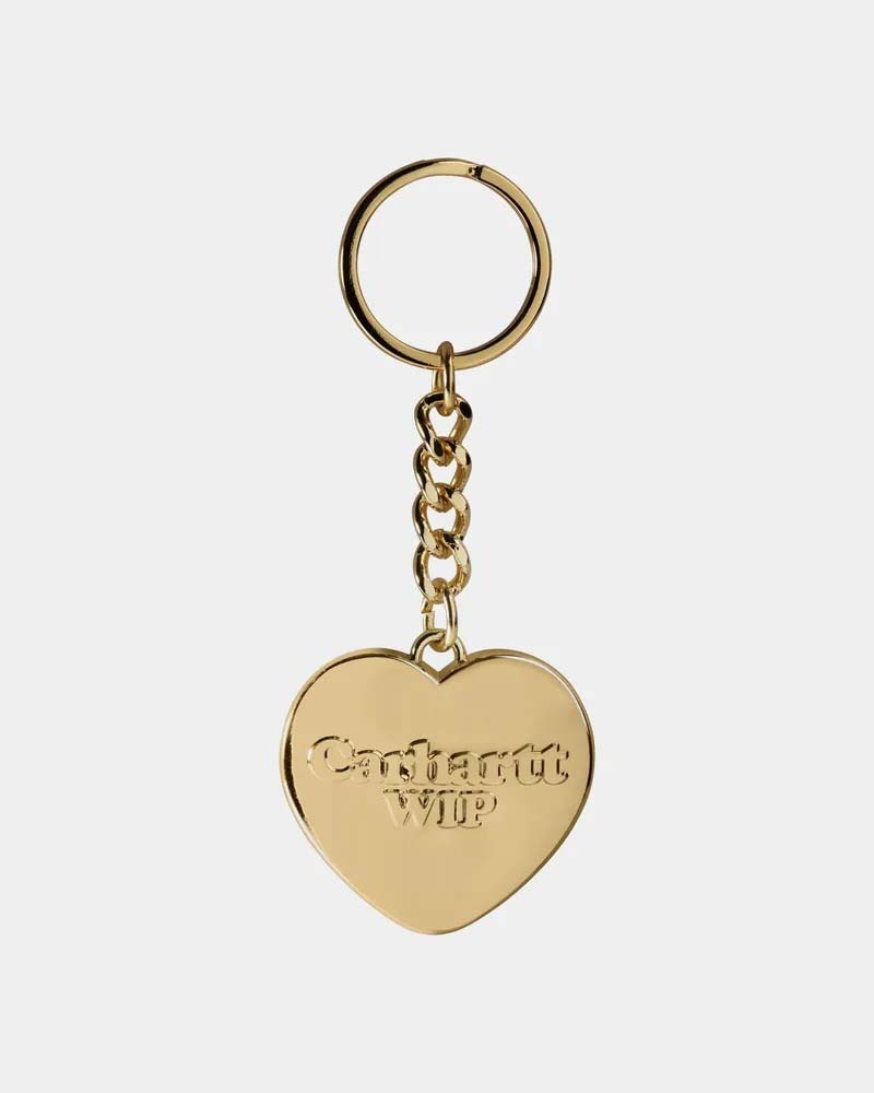 2025SS CARHARTT WIP Heart Keychain 愛心 金屬 鑰匙圈 現貨 I034903