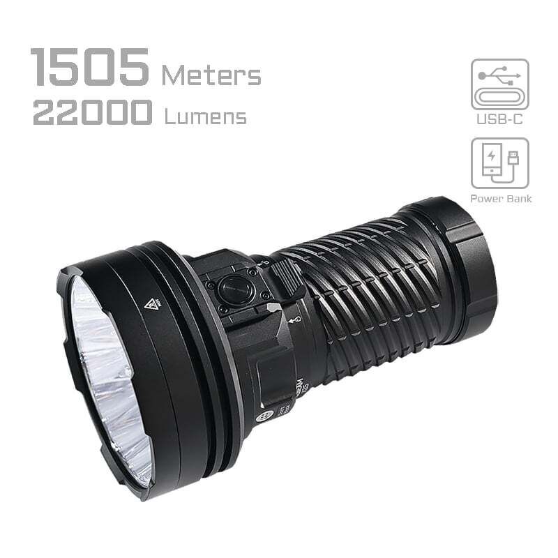 ACEBeam X25 16x SFT25R 22000lm 1505米遠射充電電筒