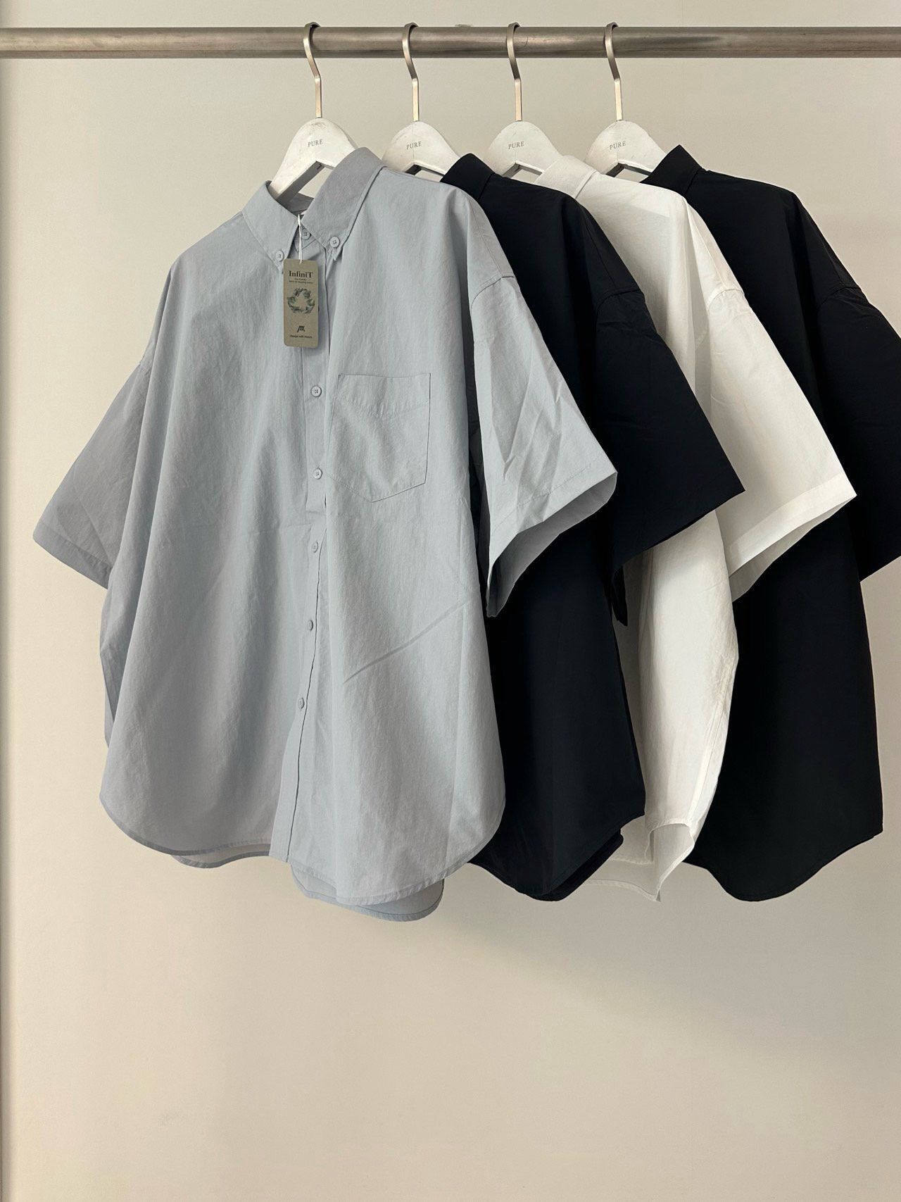 淨色短袖恤衫 PURE-153S