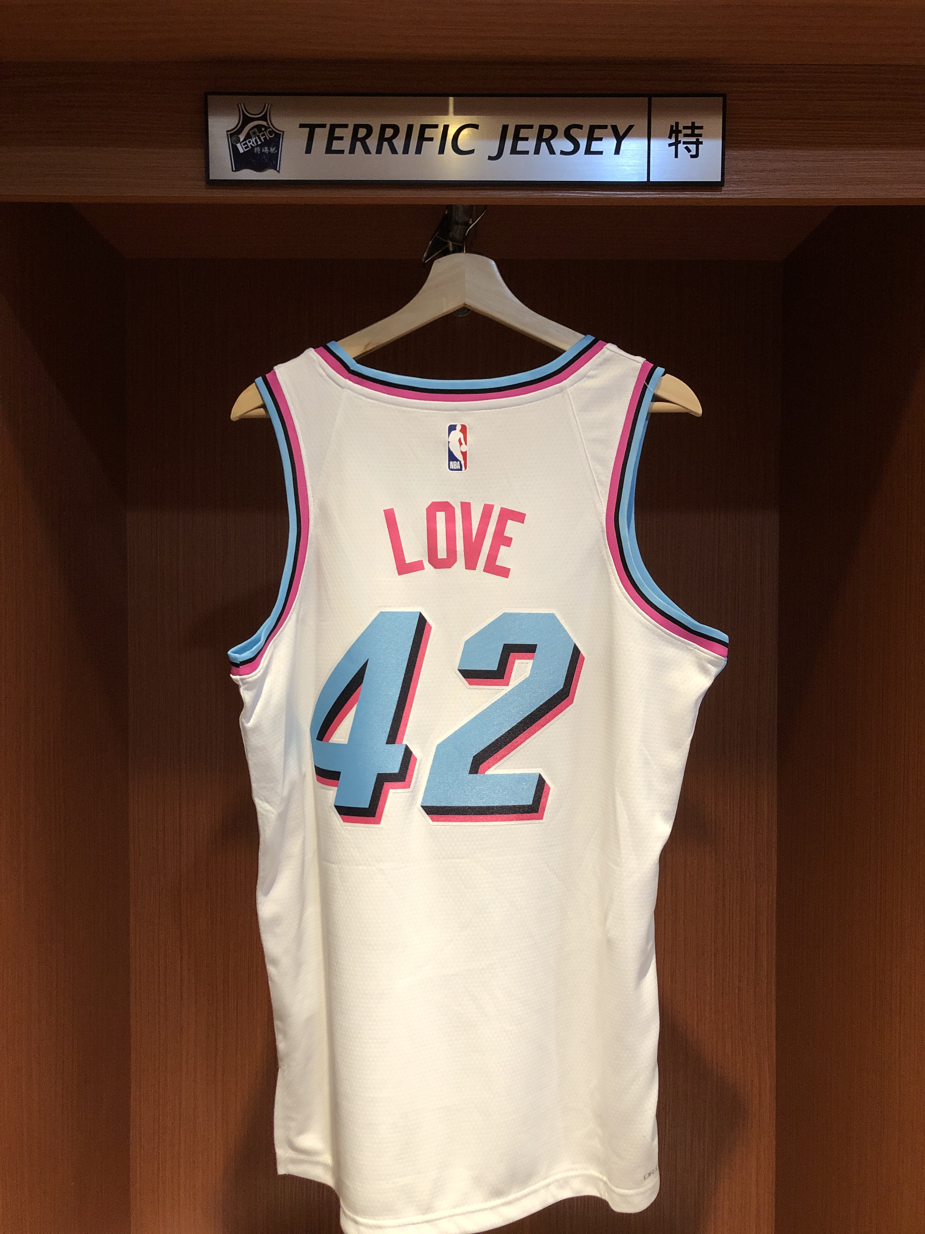 NBA球衣 Kevin Love 邁阿密熱火城市 白南灣 City Nike Swingman 球迷版 熱轉印 含贊助商標 全新