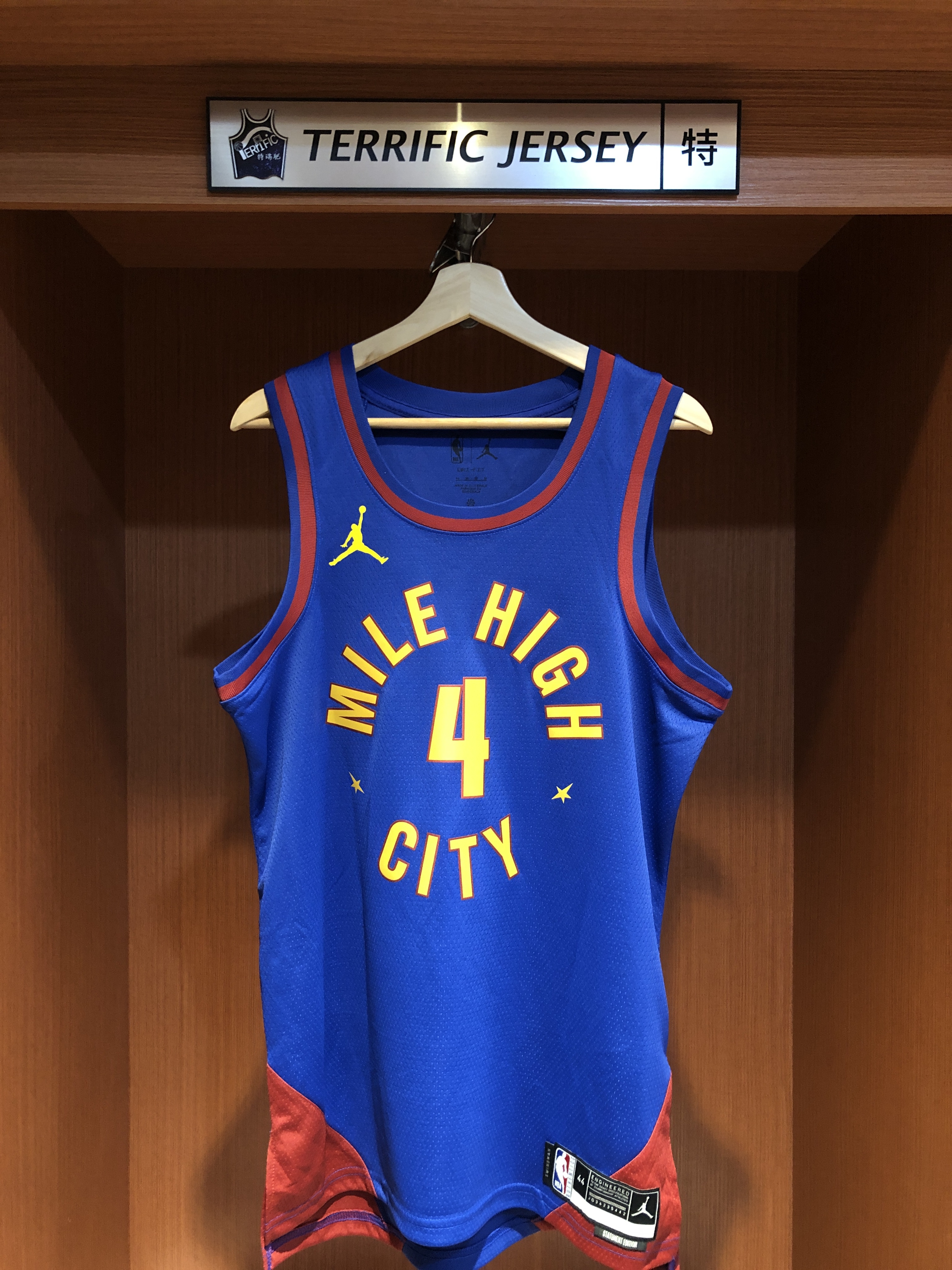 NBA球衣 Russell Westbrook 丹佛金塊藍 Statement Jordan Swingman 球迷版 熱轉印 全新