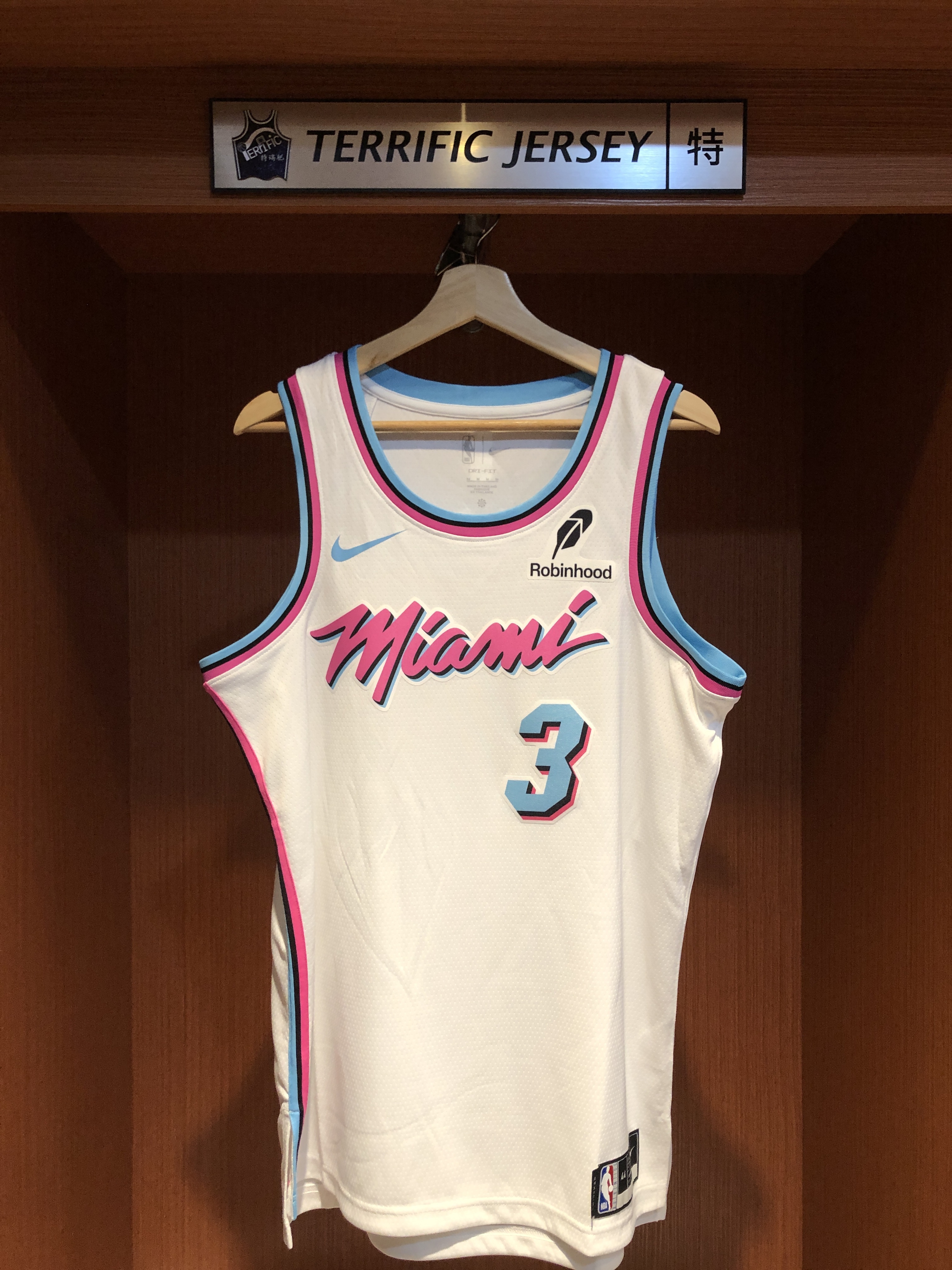 NBA球衣 Dwyane Wade 邁阿密熱火城市 白南灣 City Nike Swingman 球迷版 熱轉印 含贊助商標 全新