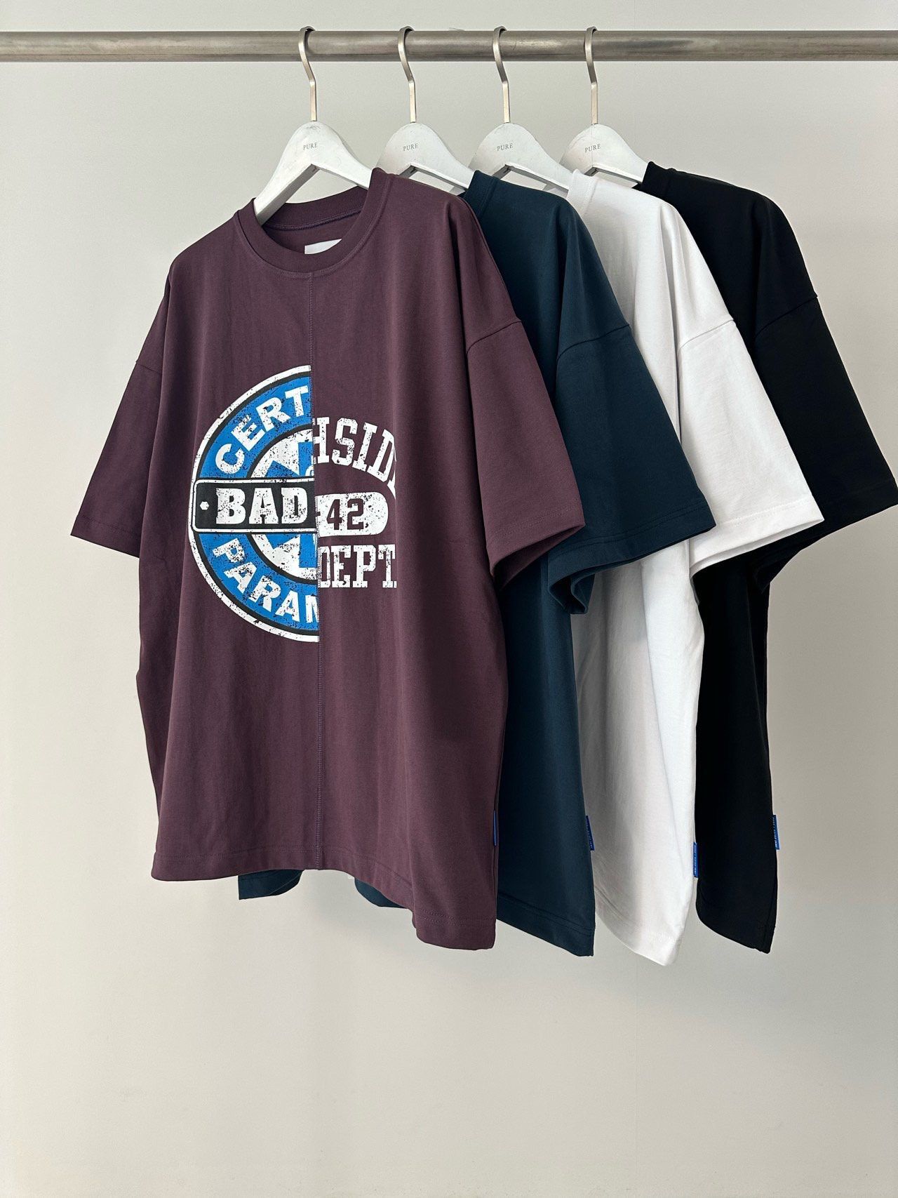 英文字短袖Tee PURE-158T