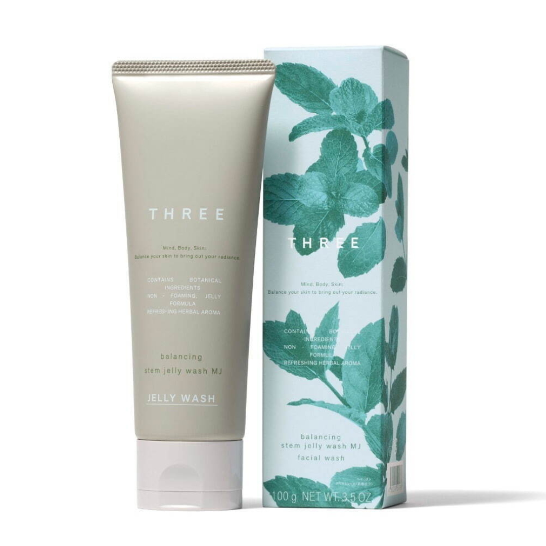 [限定] THREE Balancing Stem Jelly Wash MJ 100g