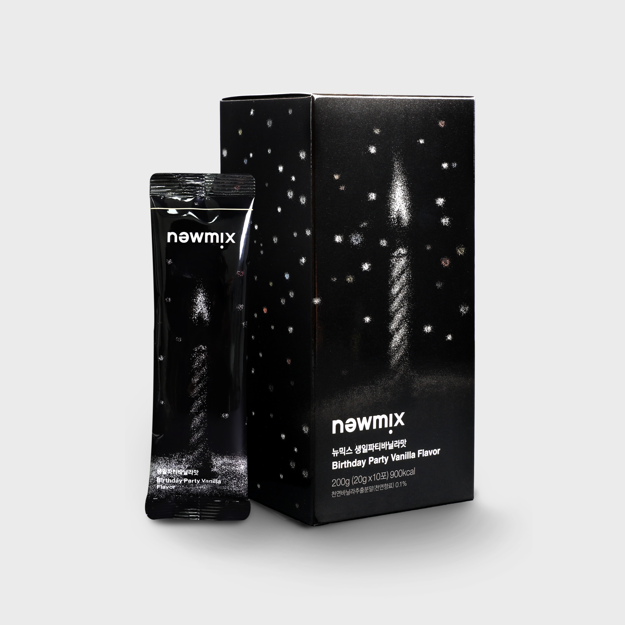 NEWMIX Coffee Birthday Party Vanilla Flavor 200g (20g x 10 Packets)