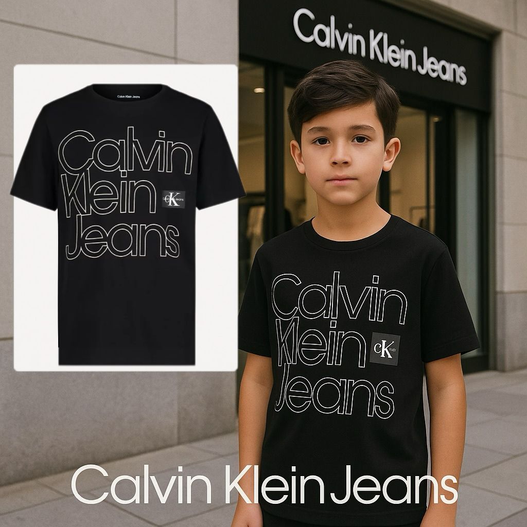 【預購】Calvin Klein Side By Side G060306 童裝短袖TEE