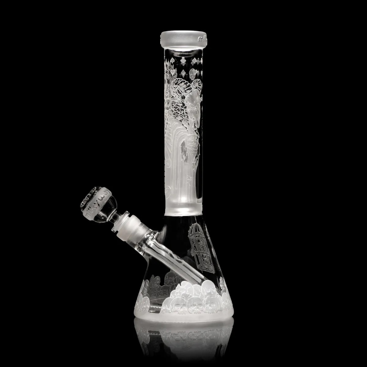 UNHOLY CORONATION 11″ BEAKER BONG BY MILKYWAY