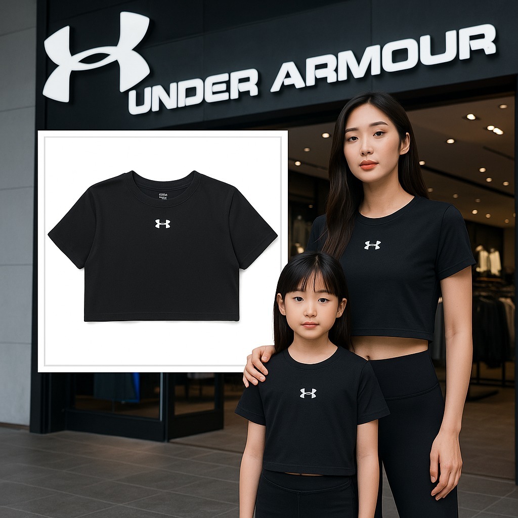 【預購】UNDER ARMOUR Rival Boxy G060307 童裝短款短袖TEE