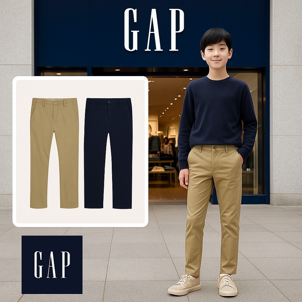 【預購】Gap Youth Twill G060308 童裝長褲