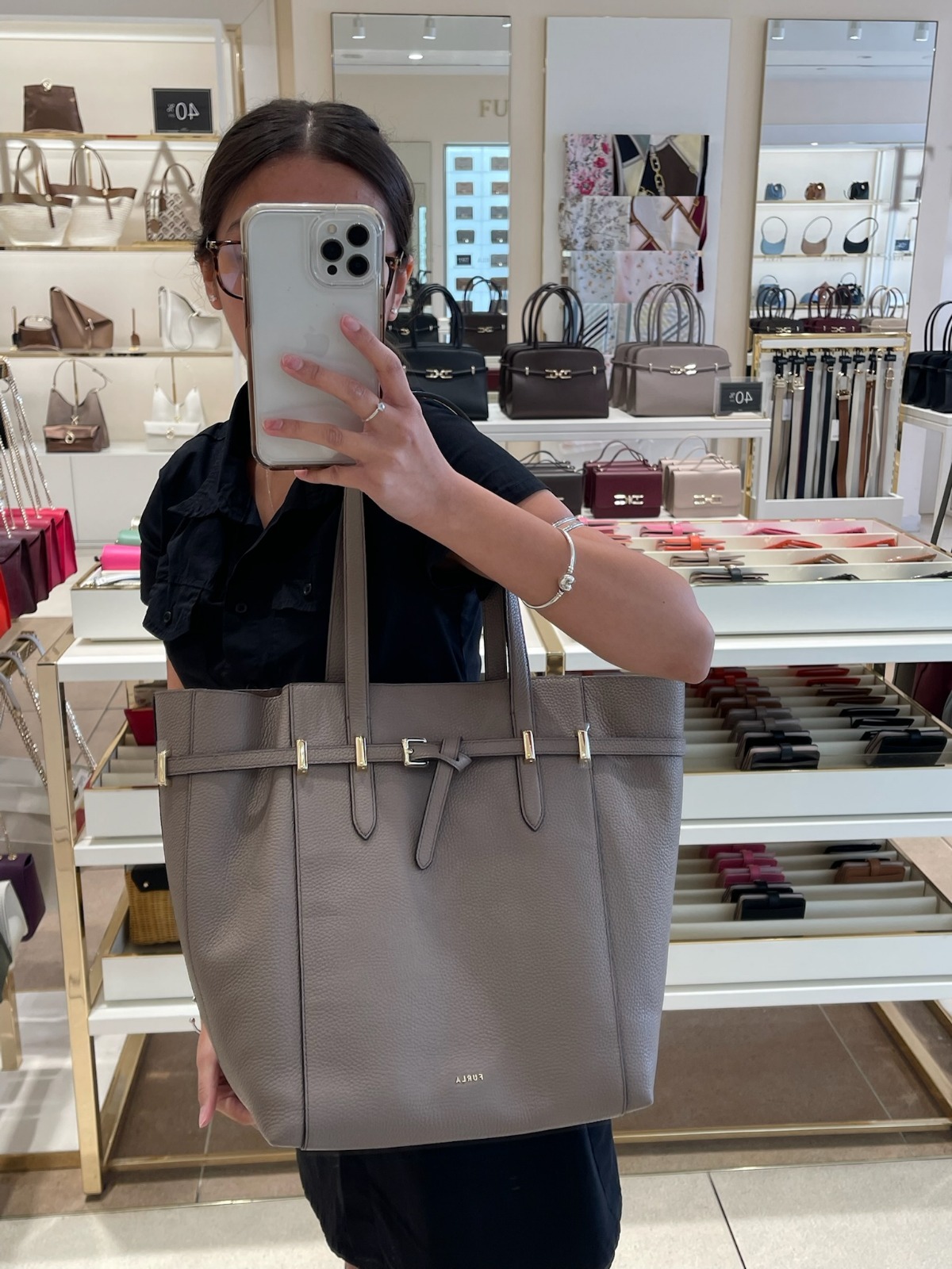 【預購】FURLA G060324 tote 包包（灰色）