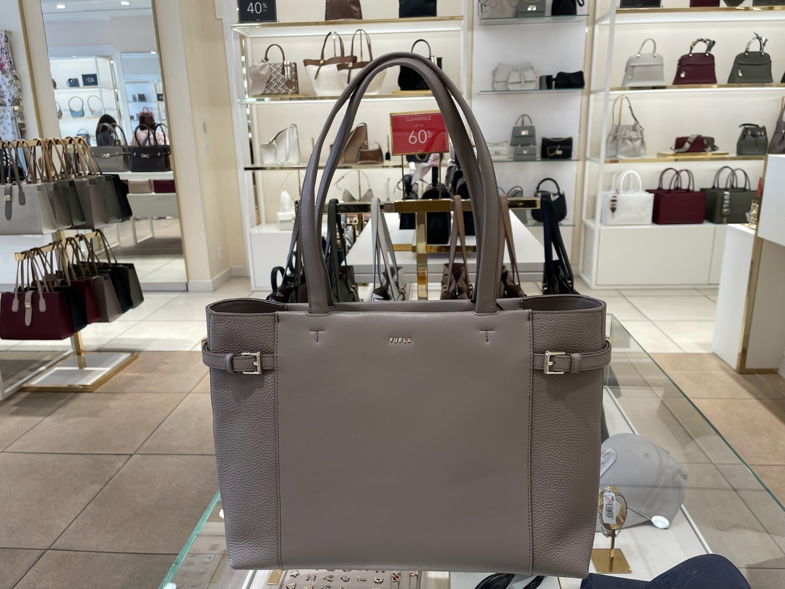 【預購】FURLA G060327 單肩包包（灰色）