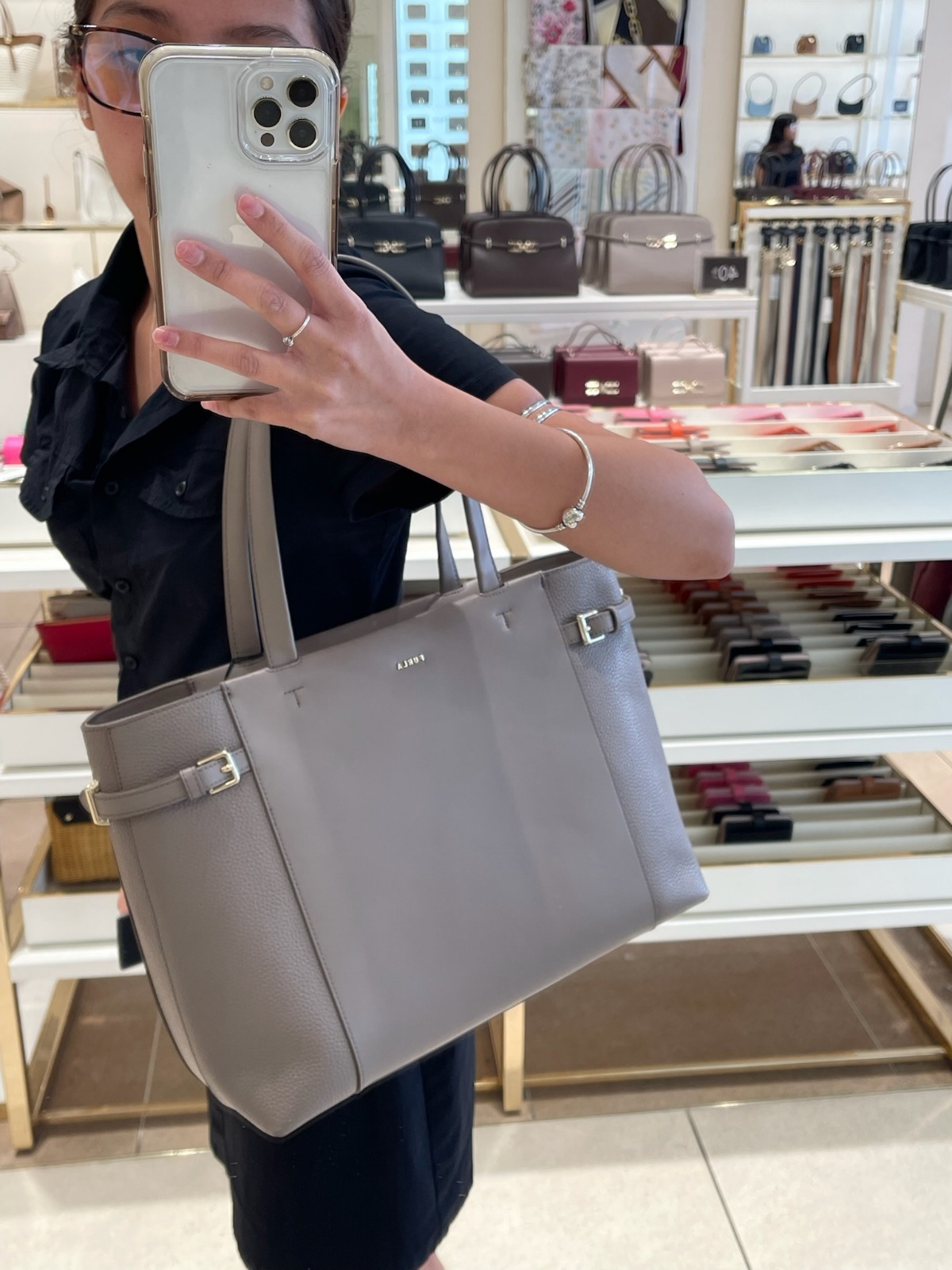 【預購】FURLA G060327 單肩包包（灰色）