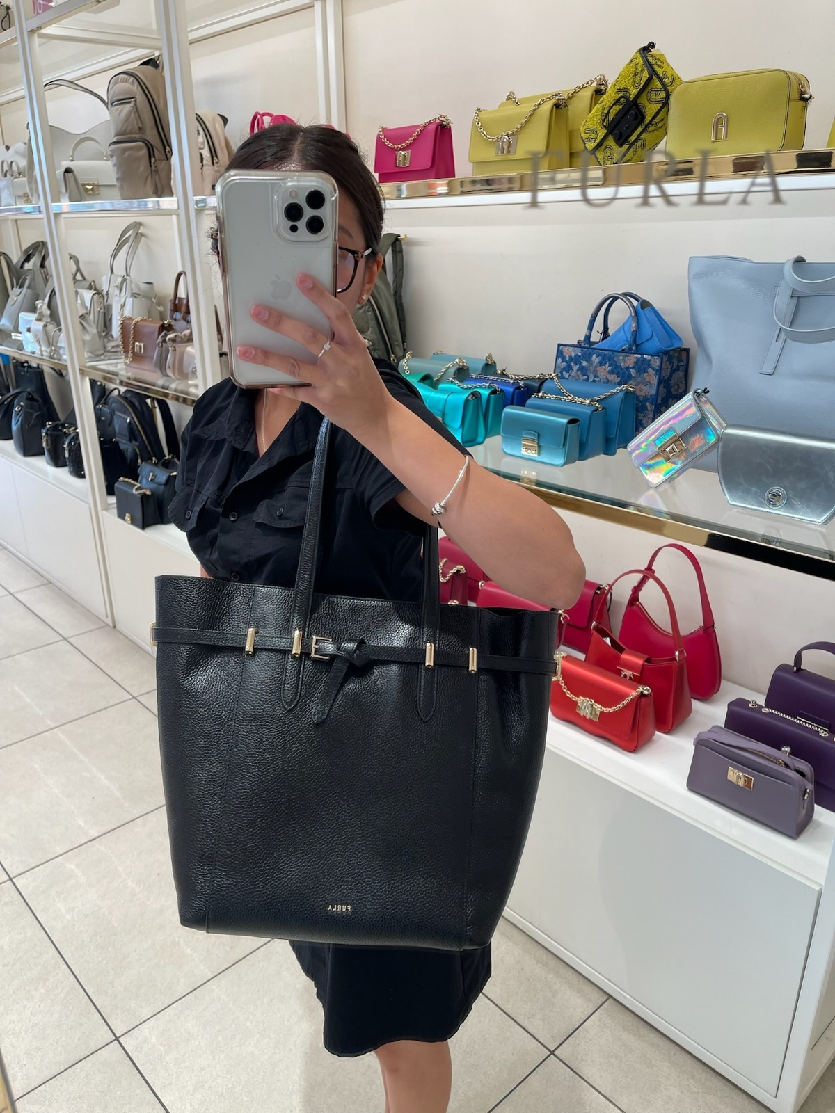 【預購】FURLA G060329 tote包包（黑色）