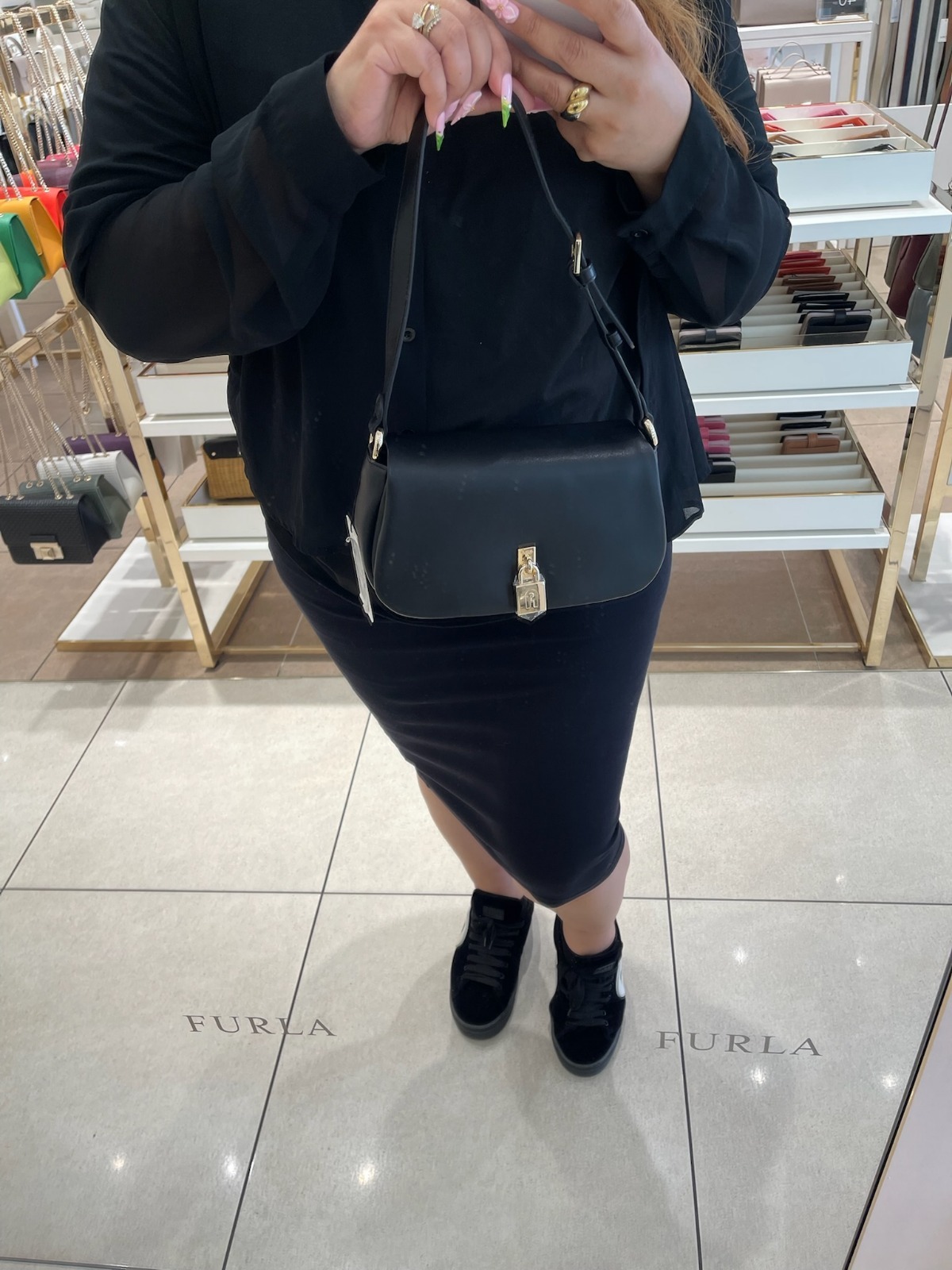 【預購】FURLA G060332 單肩包（黑色）