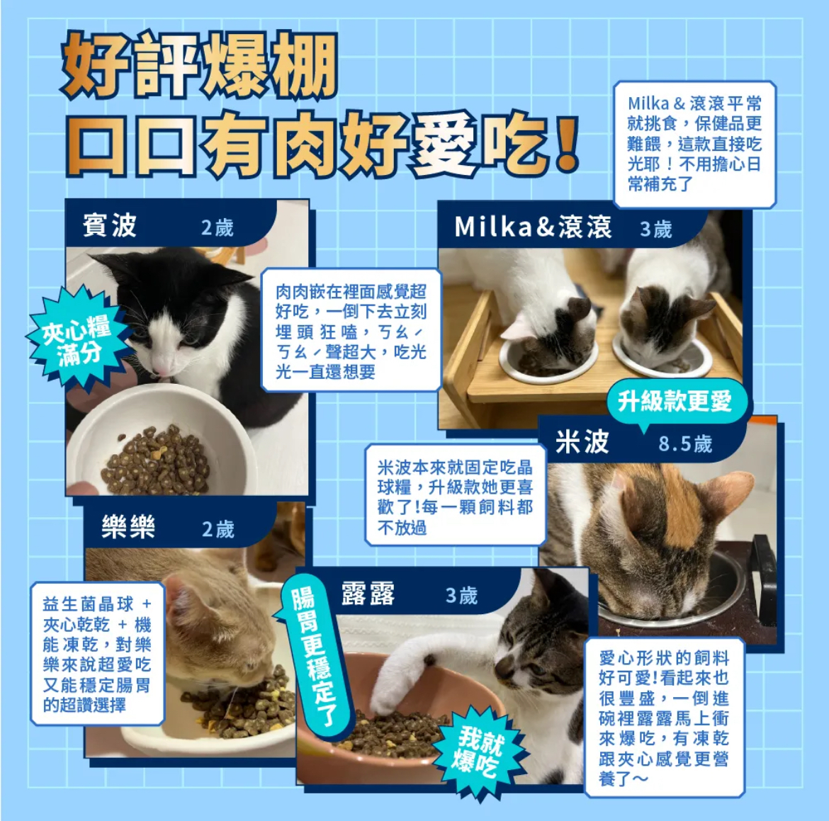 (新版)HEROMAMA｜貓咪益生菌凍乾晶球糧 貓飼料