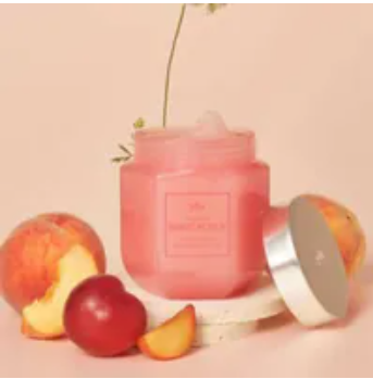 [S] PLU Peach & Plum 8809237072321 FRUITY SUGAR BODY SCRUB (INCLUDING A SILVER SPOON), 8809237072321 (SPLU35)