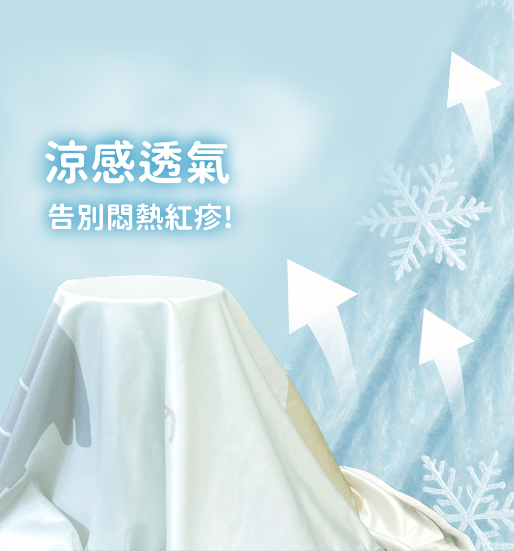 PAMABE冰絲涼感枕套,涼感透氣、告別悶熱紅疹