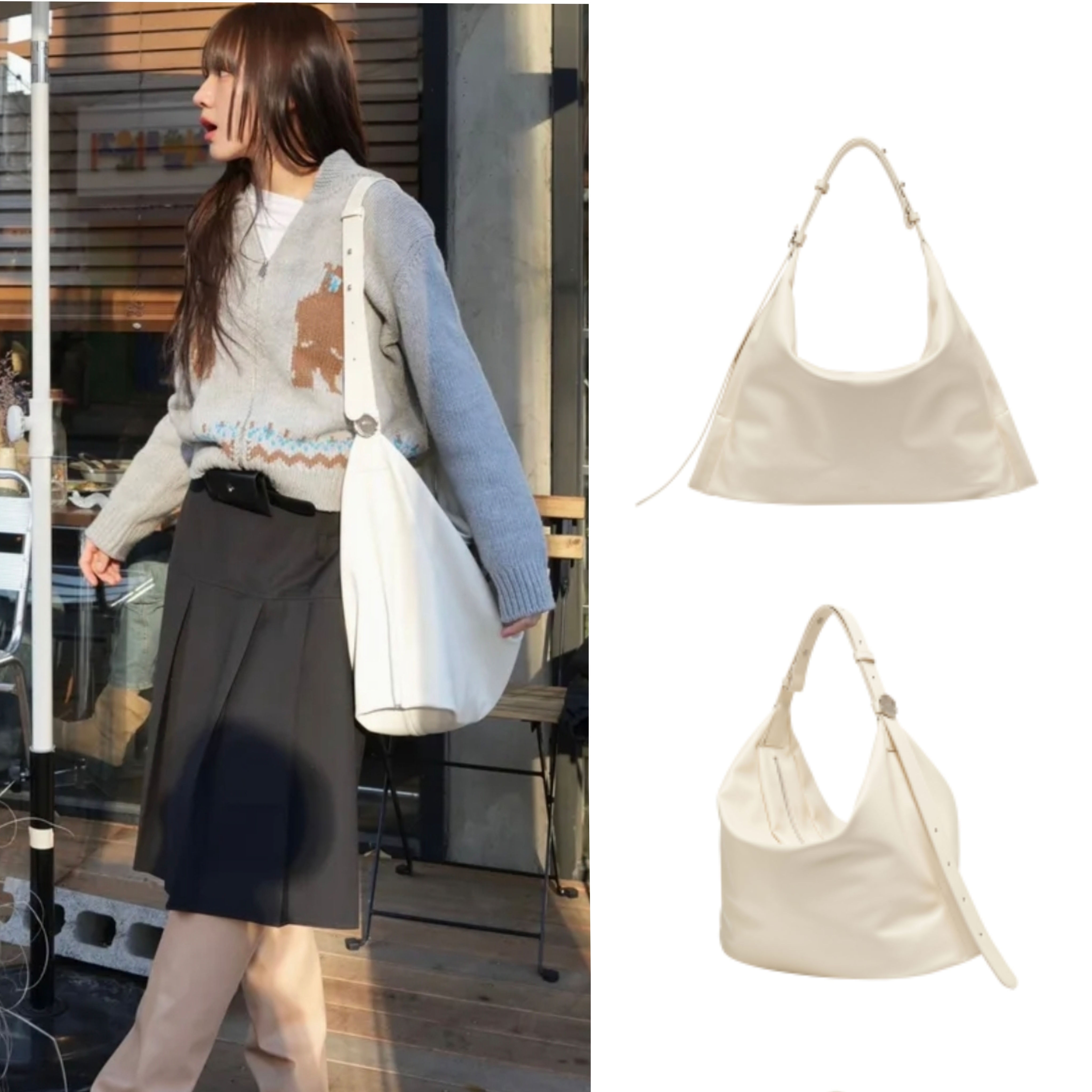 ★早期完売★MUR★NUOVO BAG 8色★韓国大人気★関税込★ MUSINSA | MUR Nuovo Hobo Bag (8 colors)