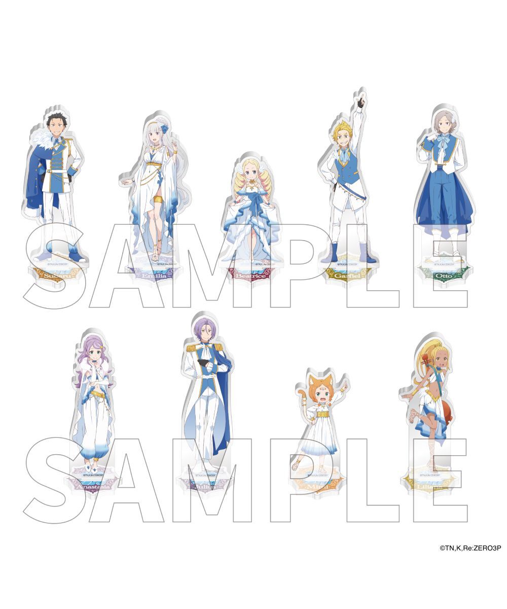 預購-「Re:從零開始的異世界生活」壓克力人形立牌 普利斯提拉宴會 ver. 系列 【日本進口精品】
