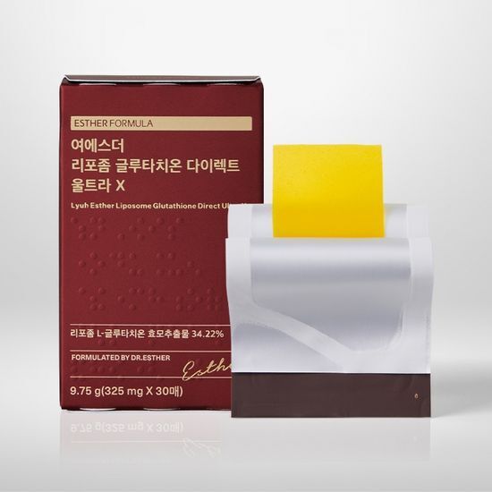 Esther Formula Lyun Esther Liposome Glutathione Direct Ultra X (30 Sheets)