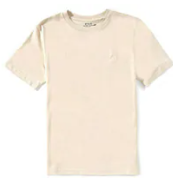 [S] PRL SAND LOGO PATCH T-SHIRT, 323832904182-SAND (SRL180)