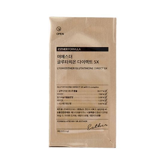 Esther Formula Lyuh Esther Glutathione Direct 5X (30 Sheets)