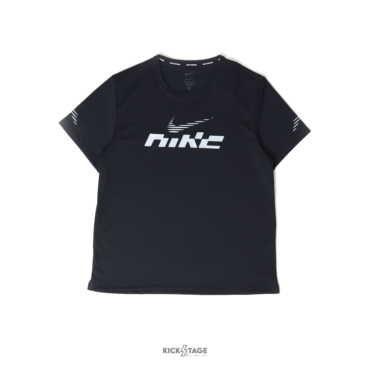 男款 NIKE DRI-FIT UV TEE 黑 防曬 排汗 圓領 反光 休閒 運動 短TEE【IB4128-010】