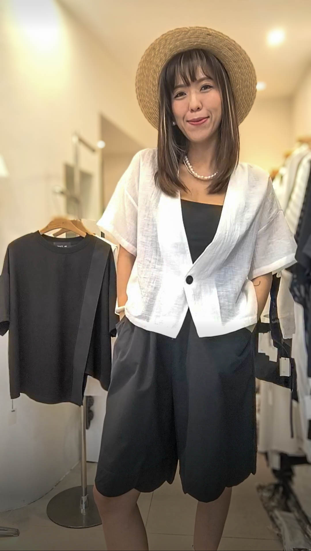 📢PM_K1166  ▶️一顆扣 棉麻外套 👉B:130cm L:116cm👈