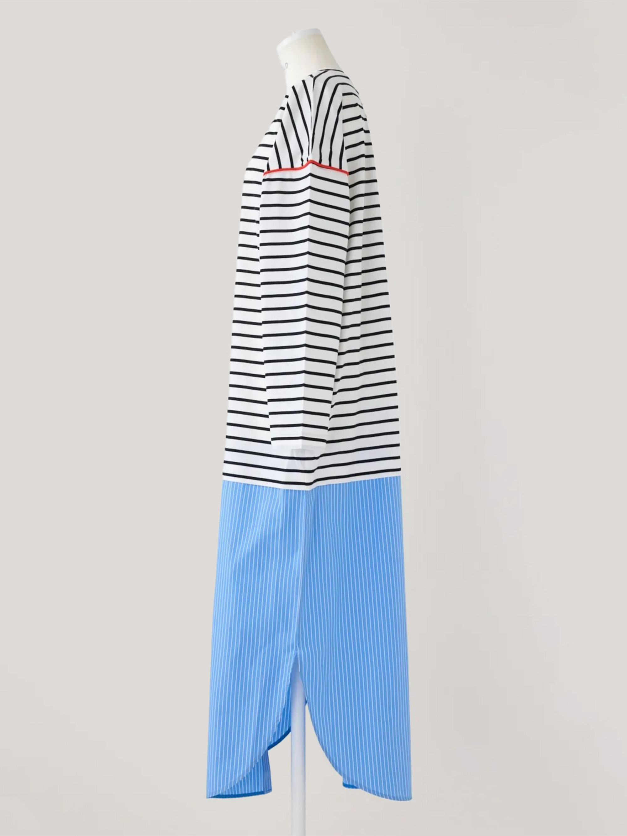 ENFOLD STRIPE DRESS 洋裝